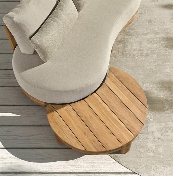 Table basse d'extérieur en forme de lune Ambon - VDC