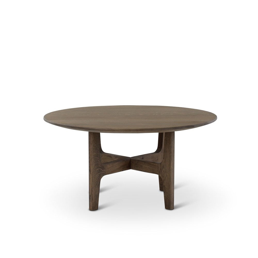 Salontafel Matteo 80, eik grijs of zwart - VDC