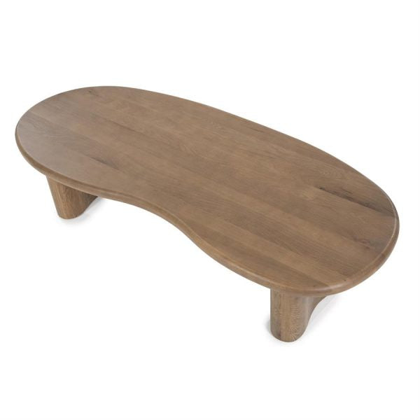 Salontafel Josh bruin of naturel eikenhout - Eleo