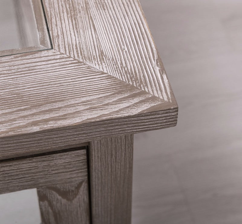 SZMO.PS183 TABLE BASSE PLATEAU EN VERRE