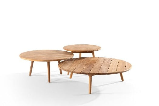Tables basses d'extérieur en teck Yuki - PR
