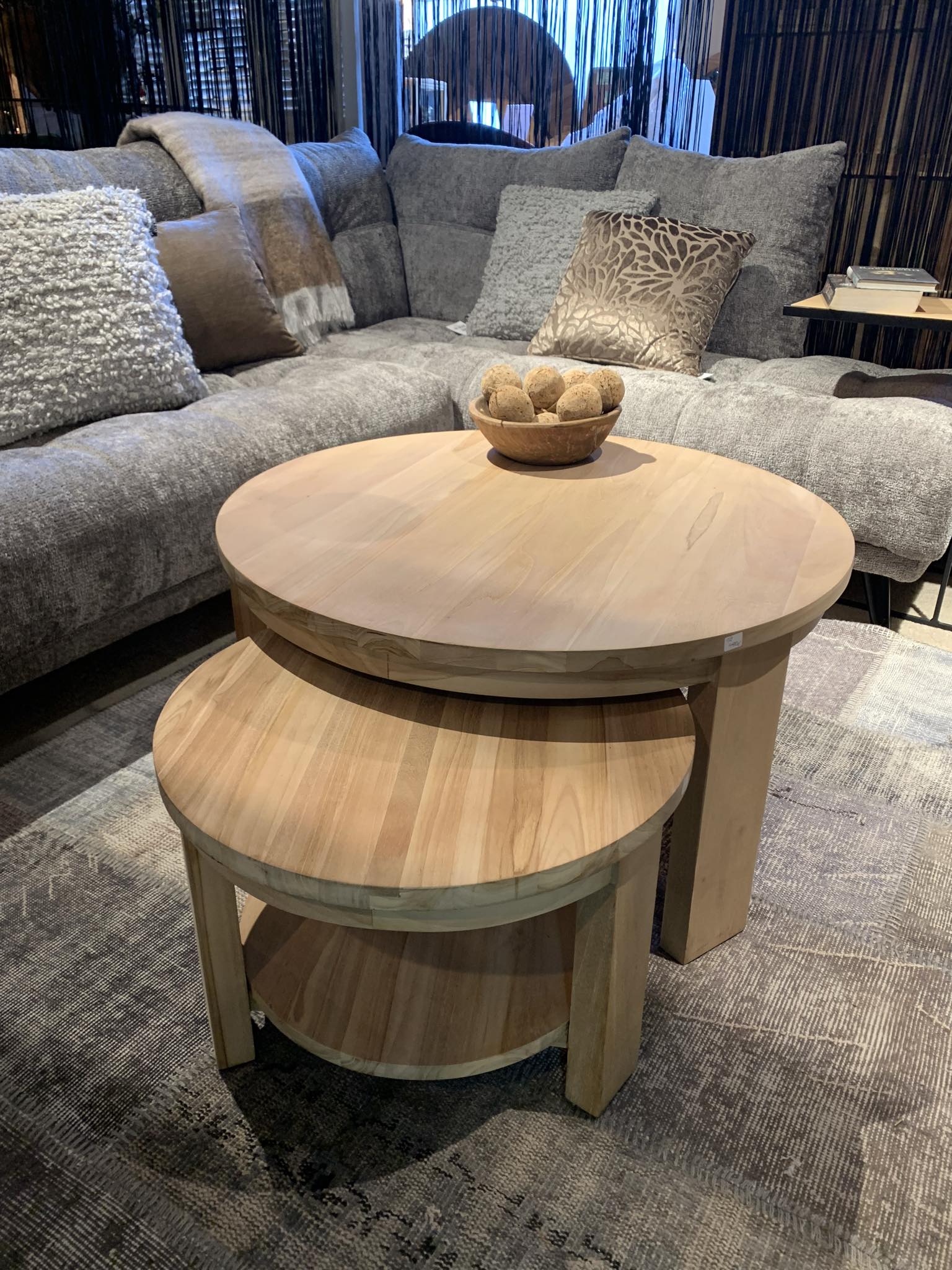 Salontafels rond - set van 2 L&L - PROMO: laatste stuks!