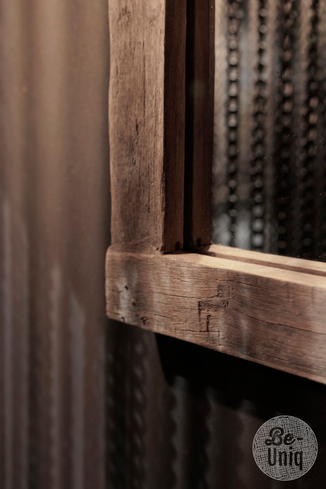 Spiegel Sofia oud hout