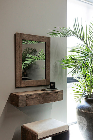 Spiegel Sofia oud hout