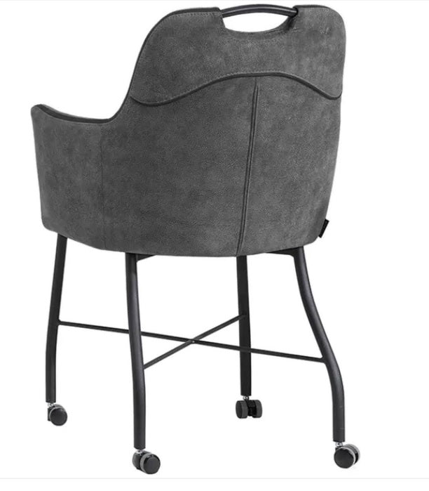 Chaise Splash : vert mousse, foie, anthracite ou cognac - MX