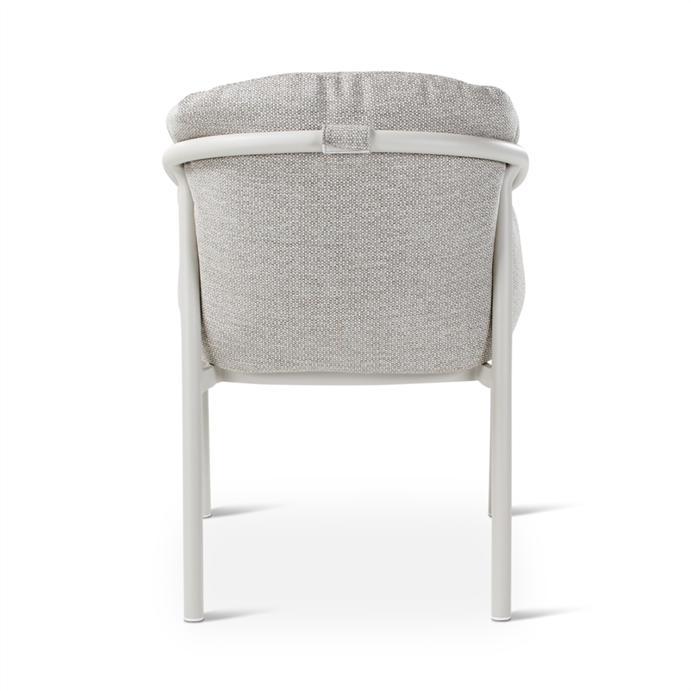 Stoel outdoor Liv - alu sand - inclusief kussens Dune - VDC