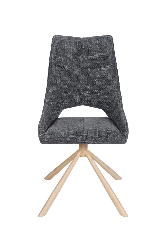 Stoel Gaston, draaibare houten poot - LV