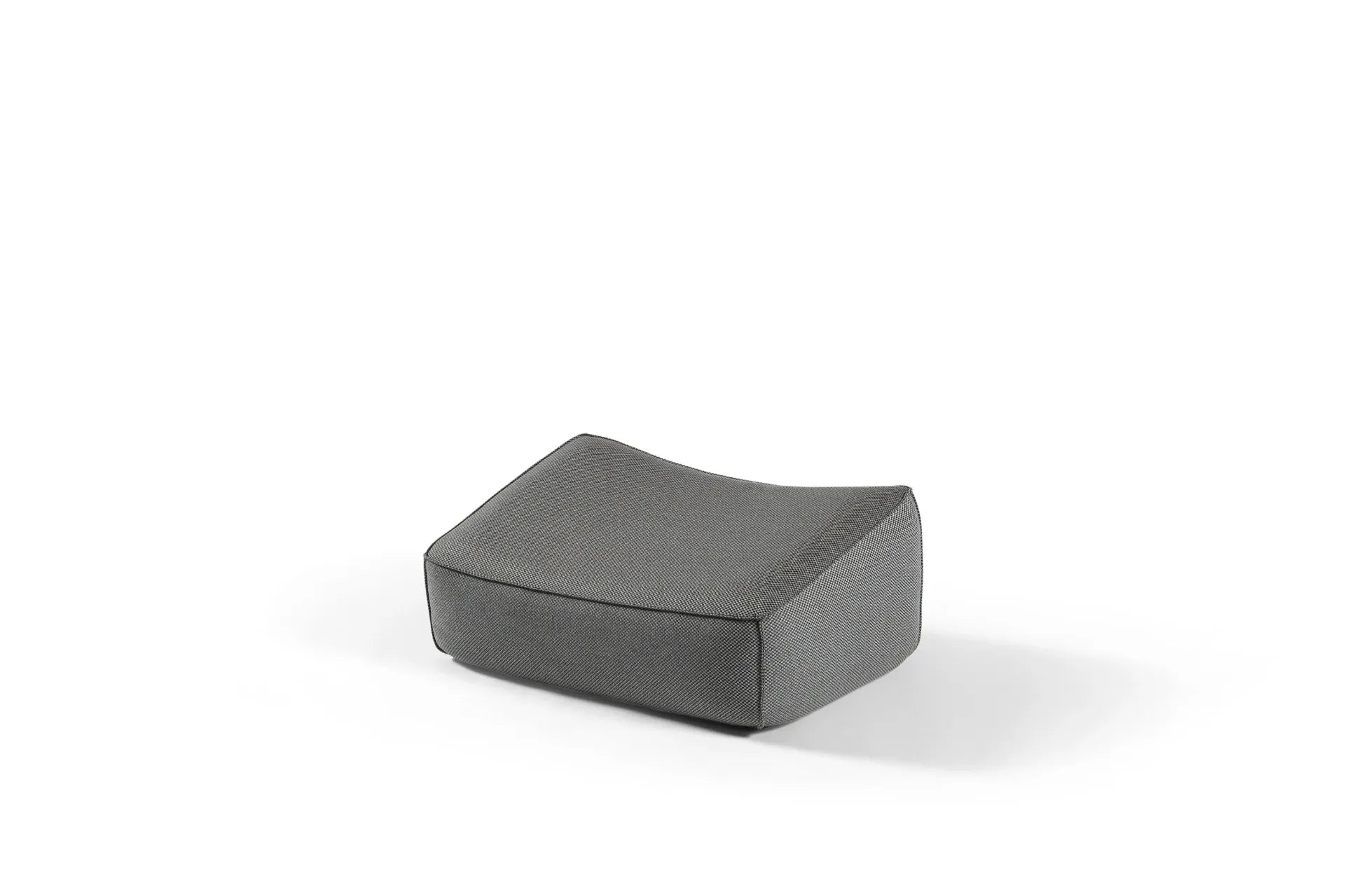 Outdoor loungezetel met voetbank Benito, donkergrijs - GESC