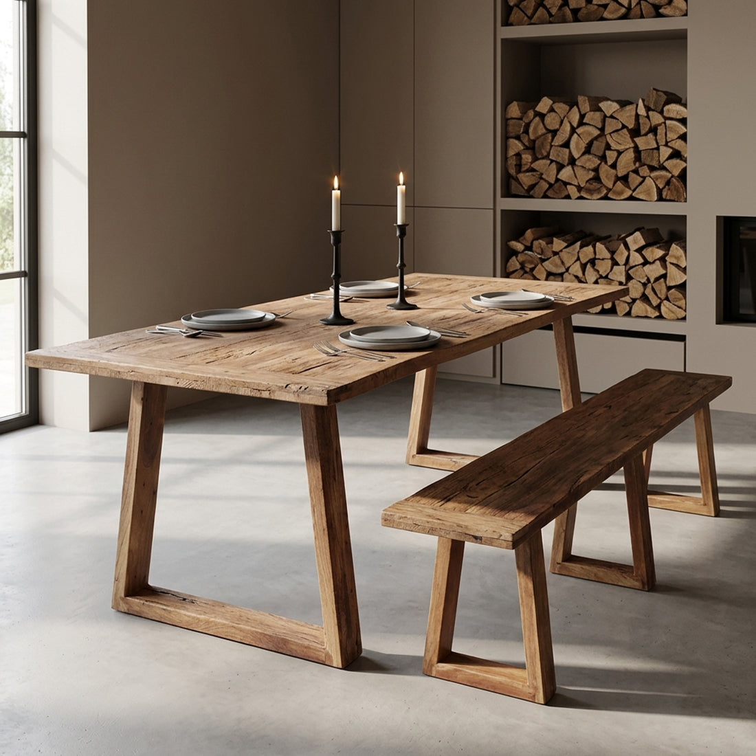 Farmwood eettafel - 200 cm - RAW