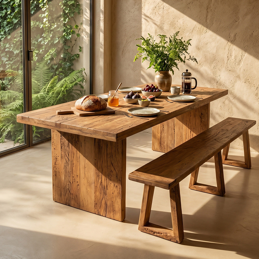 Farmwood Waterfall eettafel 240 - RAW