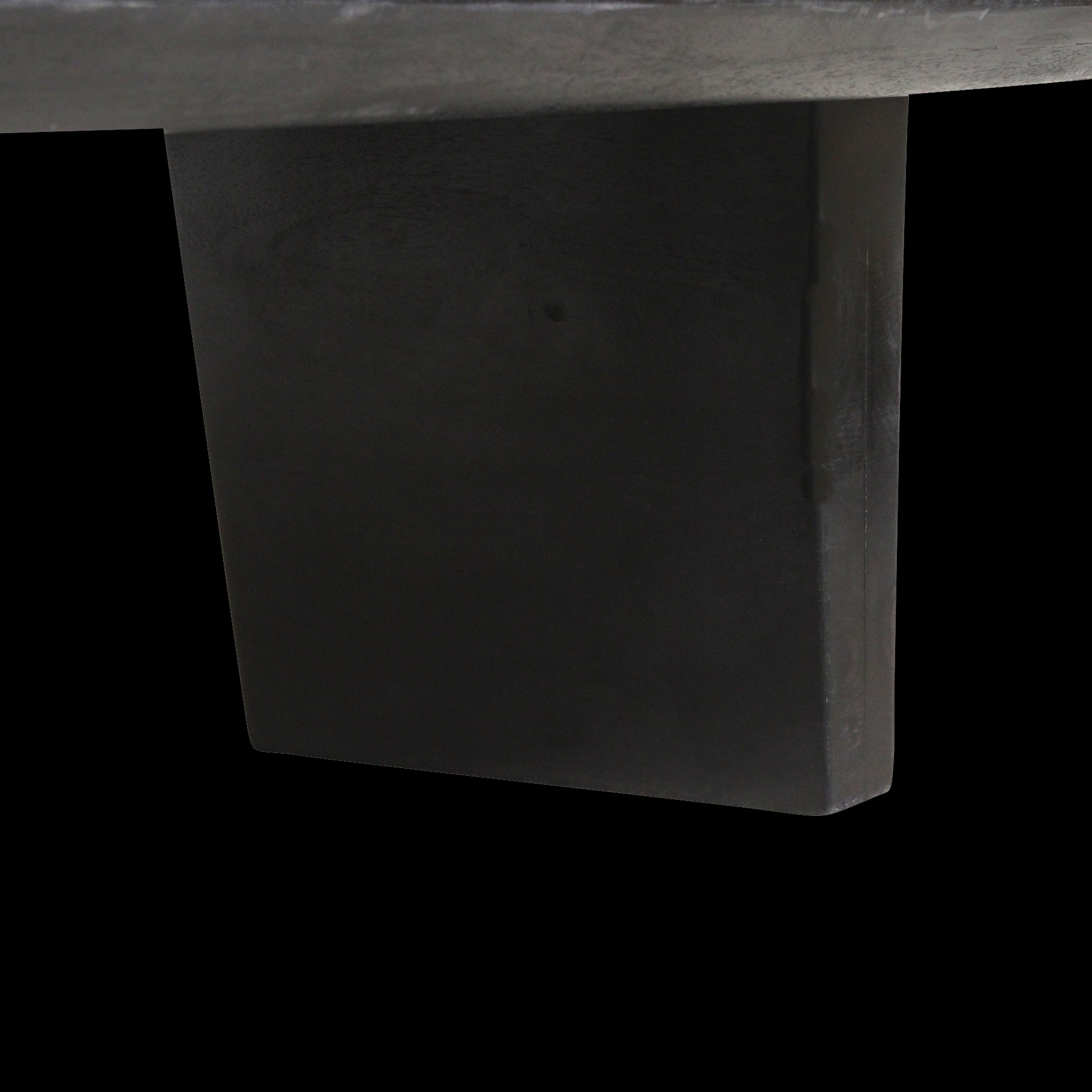 Salontafel Bullnose zwart - RAW