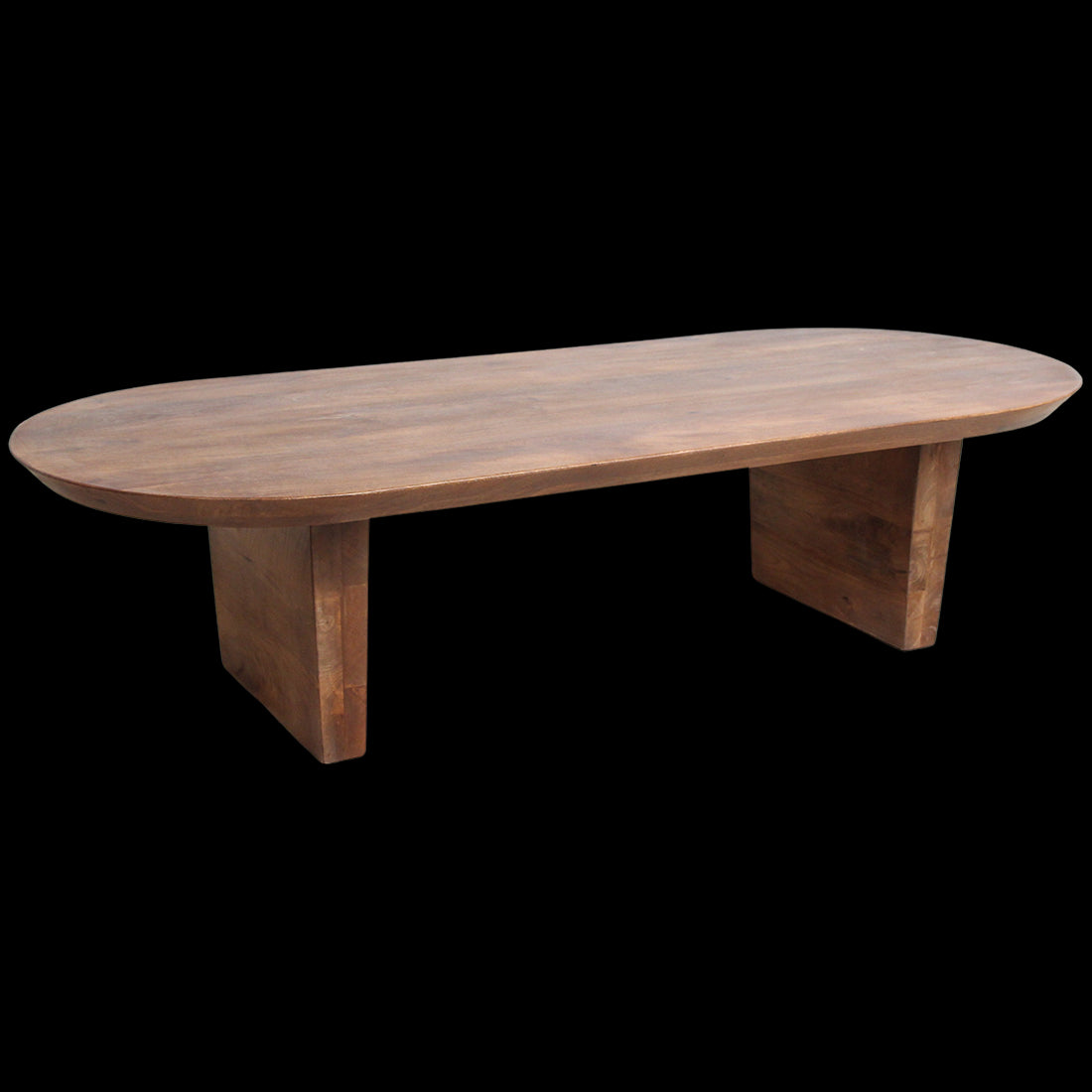 Salontafel Bullnose bruin - RAW