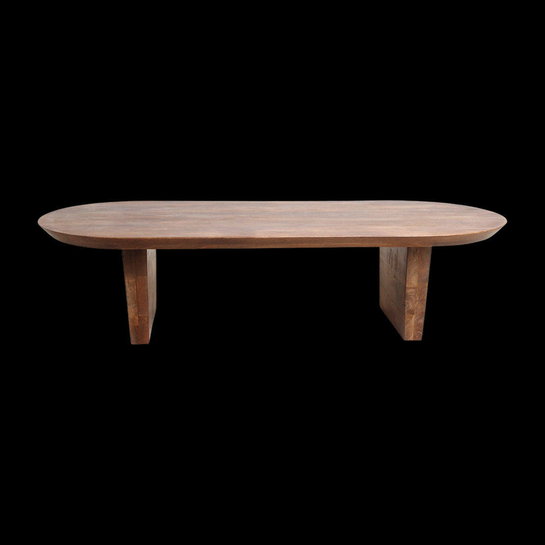 Salontafel Bullnose bruin - RAW