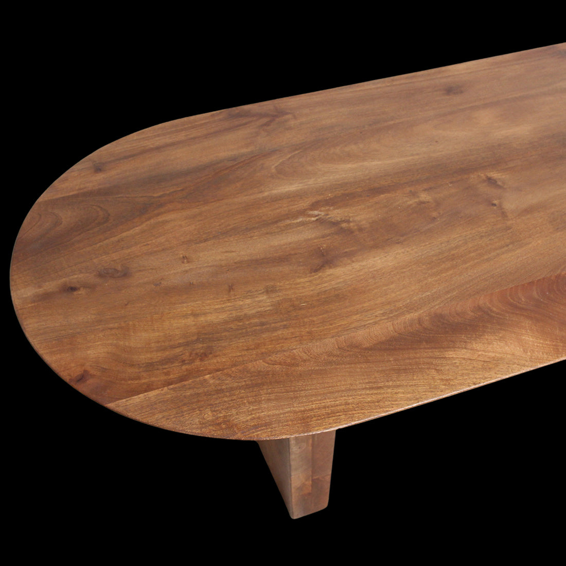 Salontafel Bullnose bruin - RAW