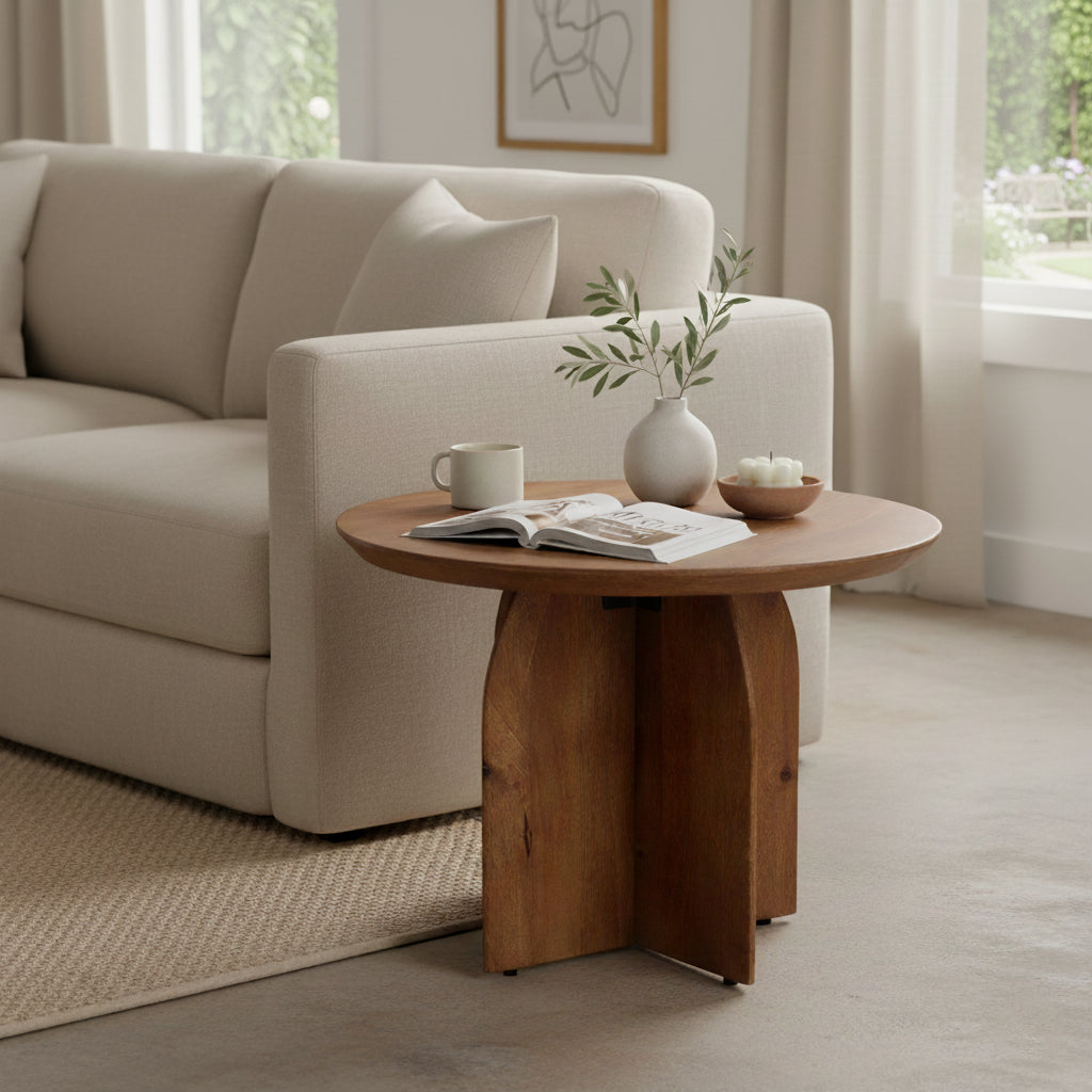 Bijzettafel Bullnose mango - RAW