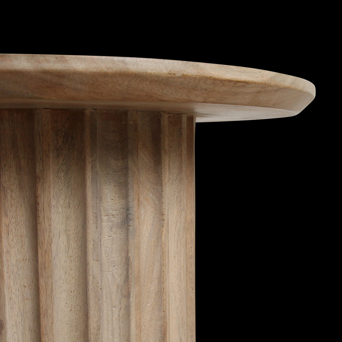 bijzettafel Bullnose mango naturel - RAW