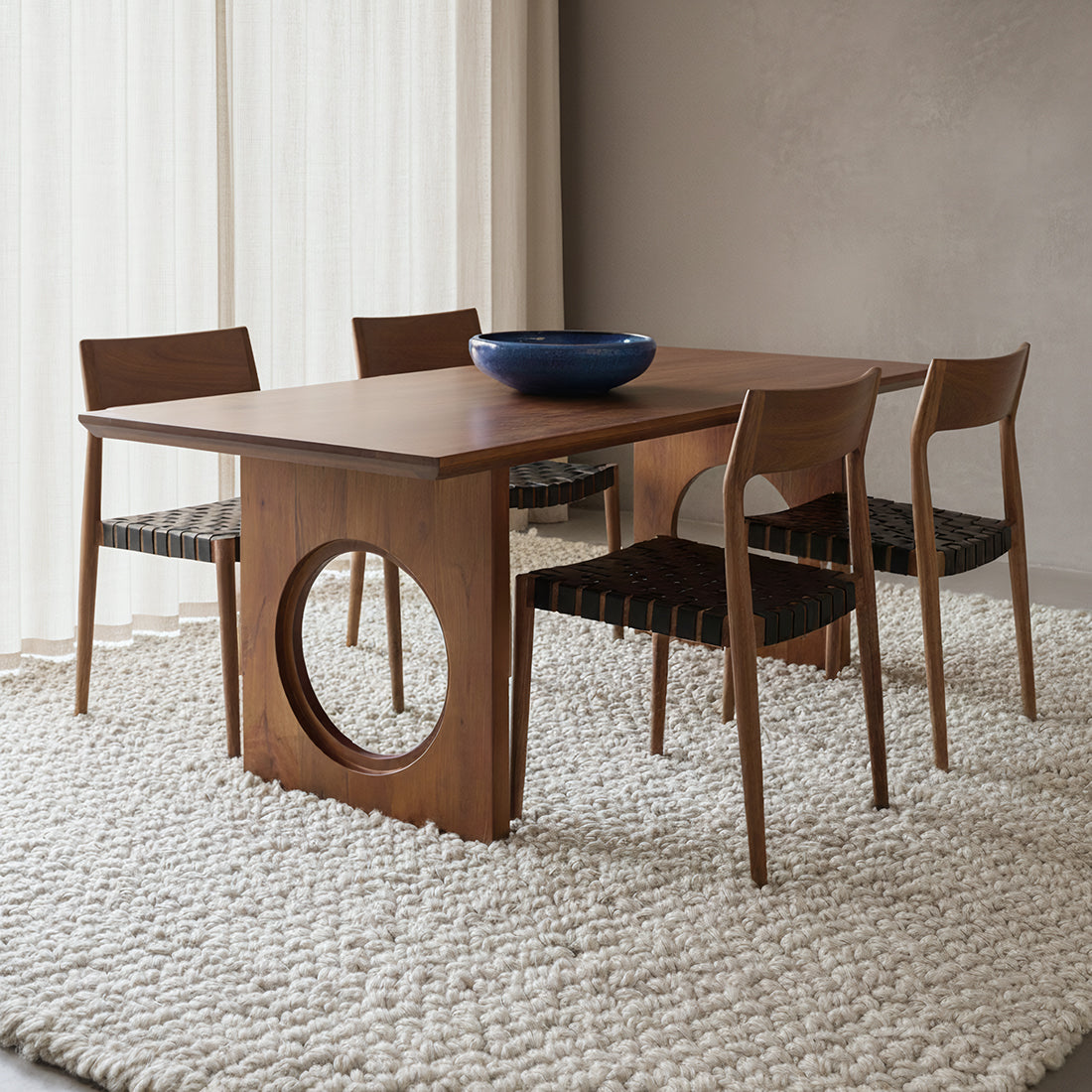 mangohouten eettafel 240 - RAW