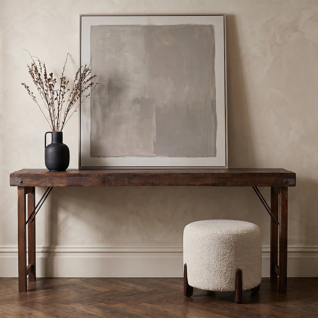 Wandtafel bruin - RAW