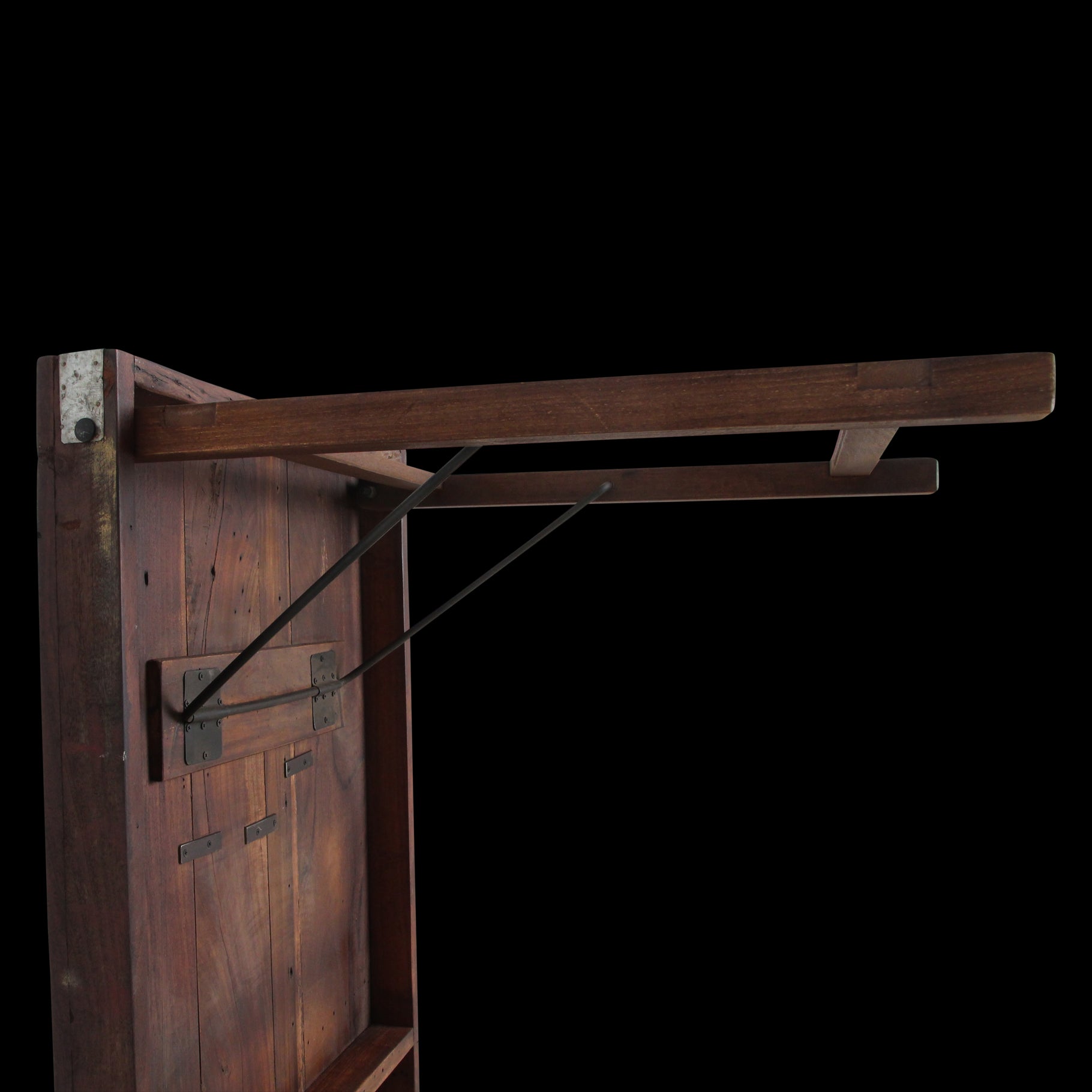 Eettafel M inklapbaar - Gerecycled hout - RAW