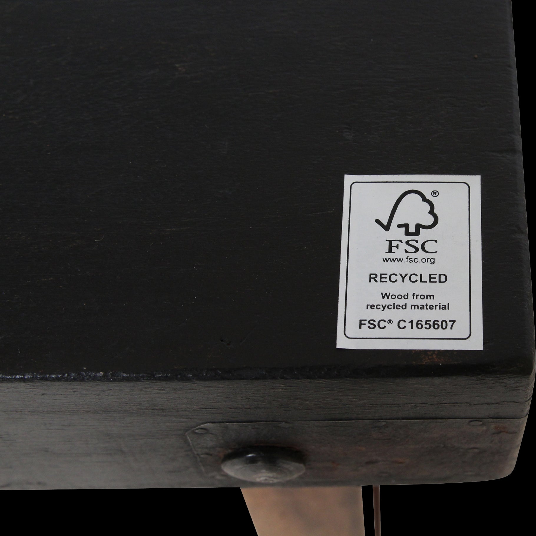 Wandtafel inklapbaar zwart - RAW