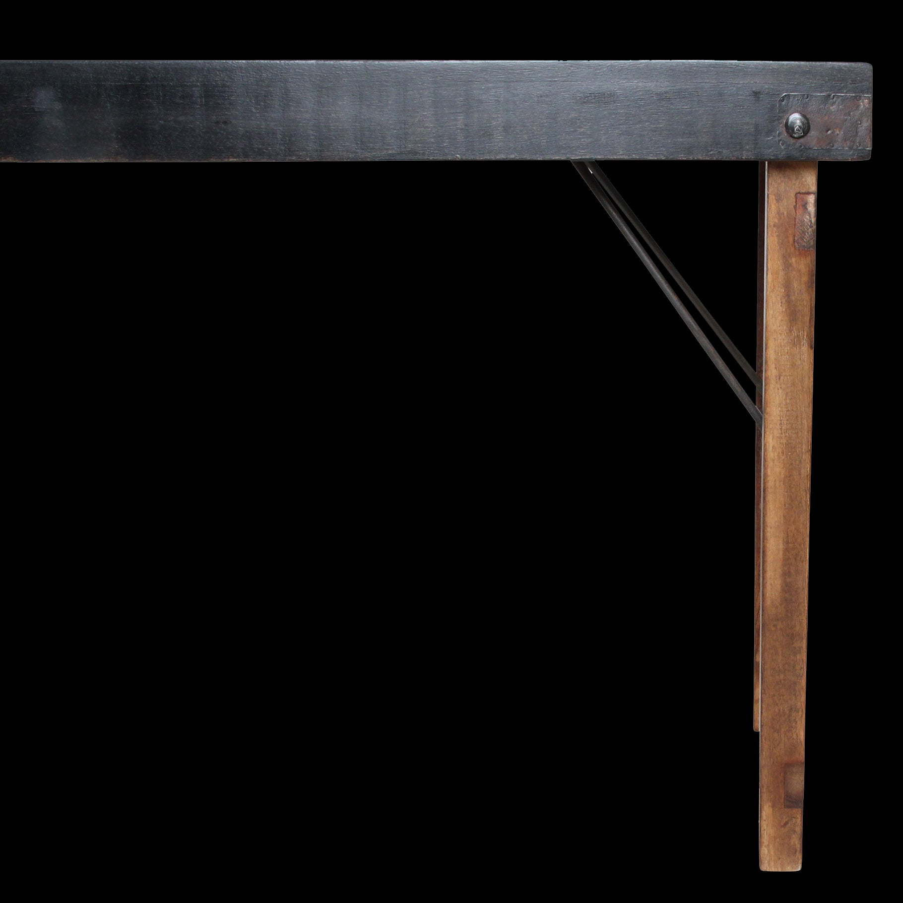 Wandtafel inklapbaar zwart - RAW