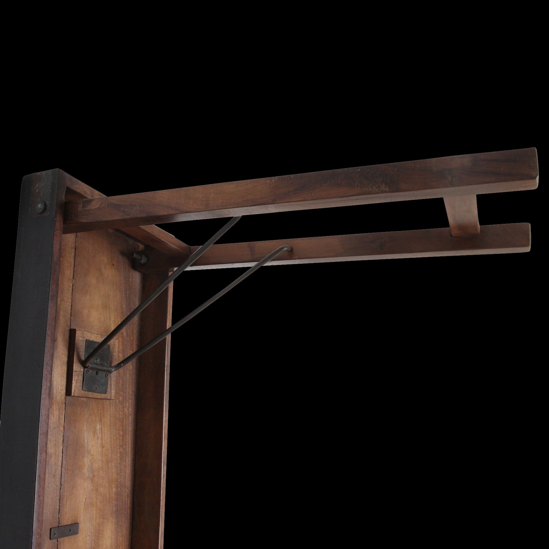 Wandtafel inklapbaar zwart - RAW