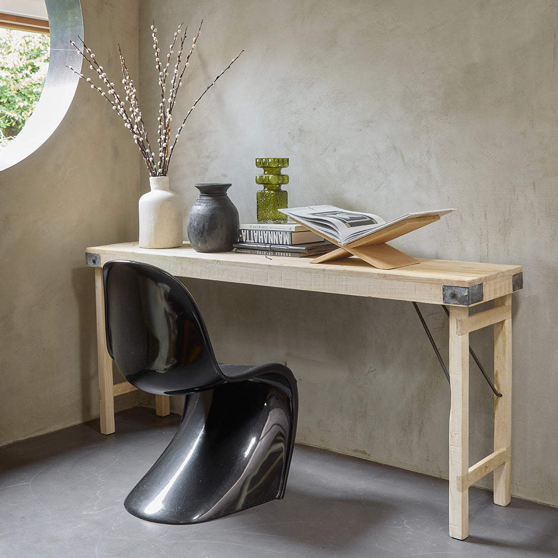 Wandtafel inklapbaar bruin - RAW