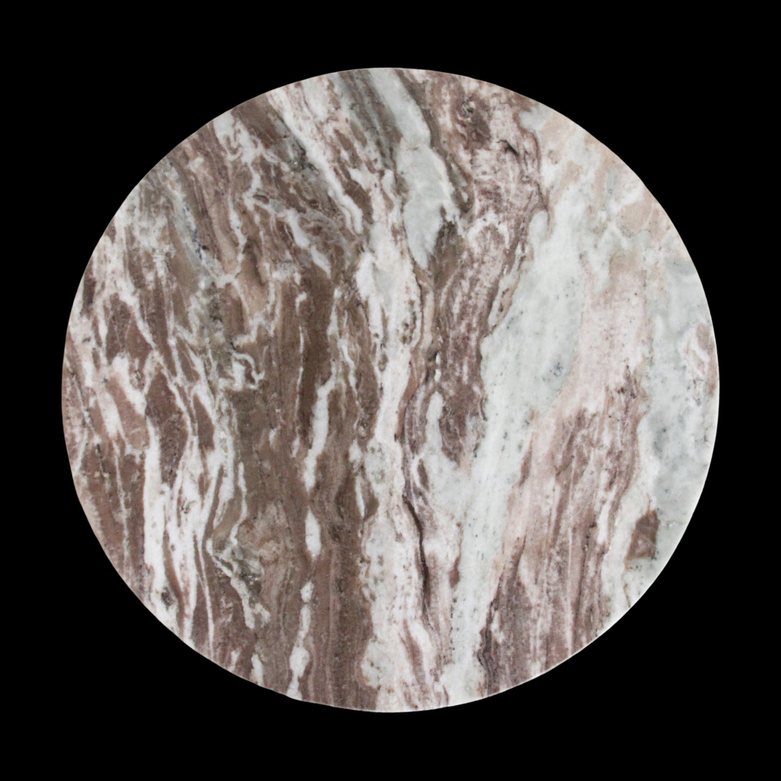 Bijzettafel Fantasie marmer, bruin - RAW