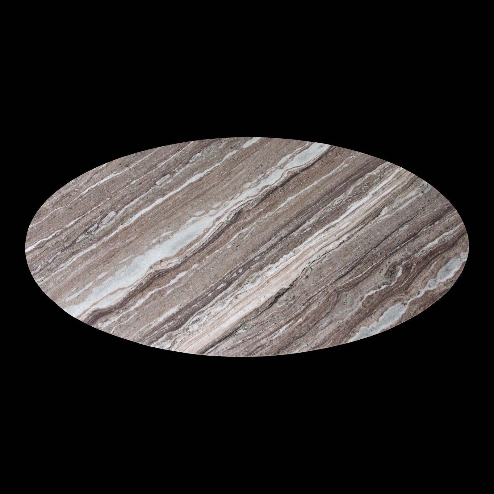 Salontafel Fantasy marmer ovaal - bruin - RAW