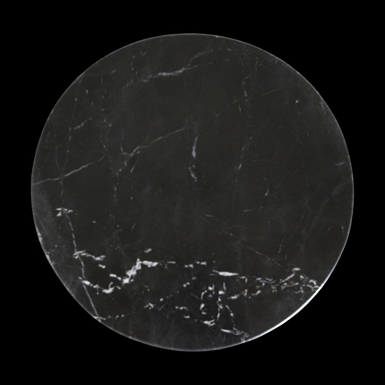 Bijzettafel Lampung marmer, zwart - RAW