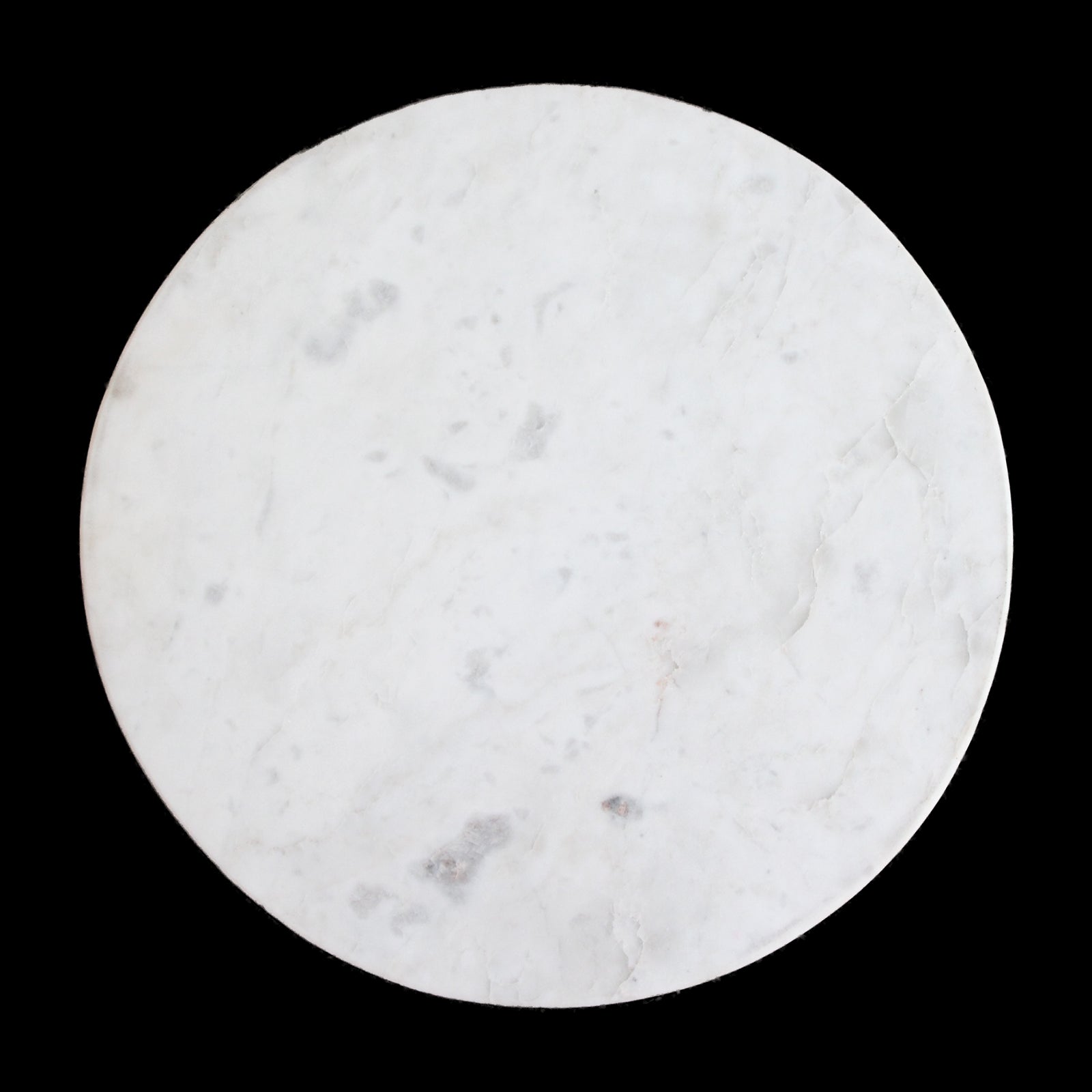 Bijzettafel Malacca marmer, wit - RAW