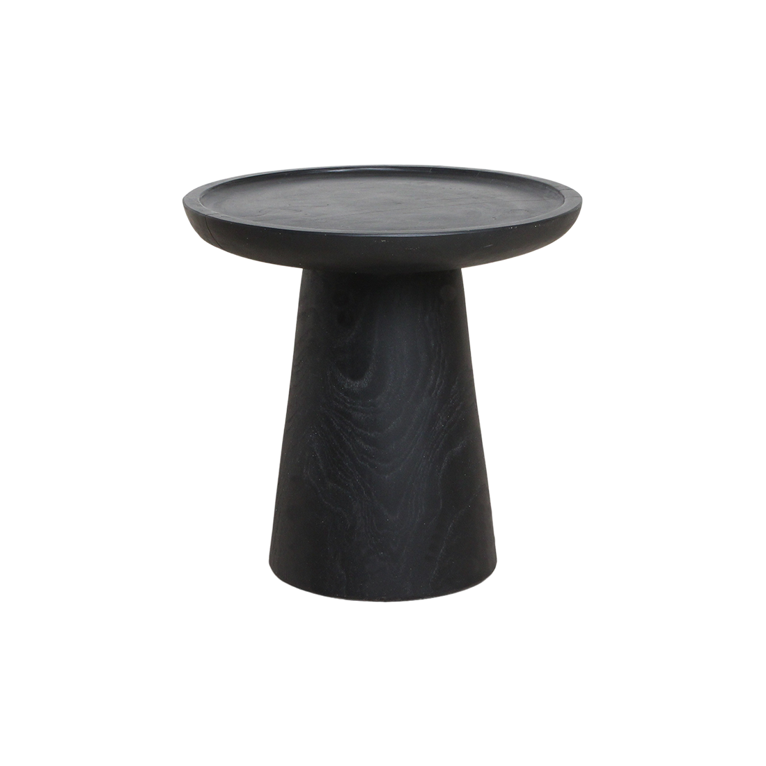 Nero teakhouten bijzettafel Dusk - zwart - RAW