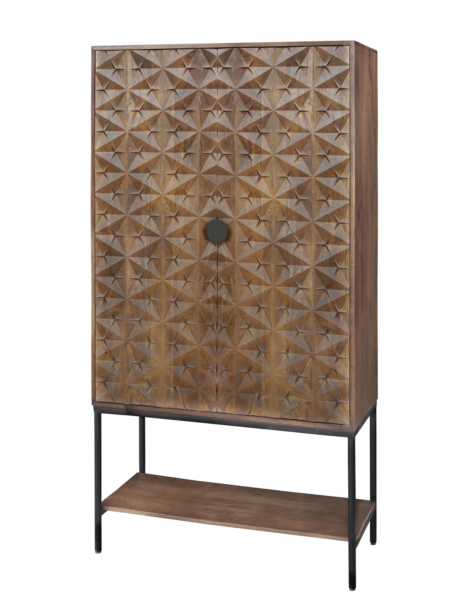 Bergkast Trinity, mango bruin walnoot - NW