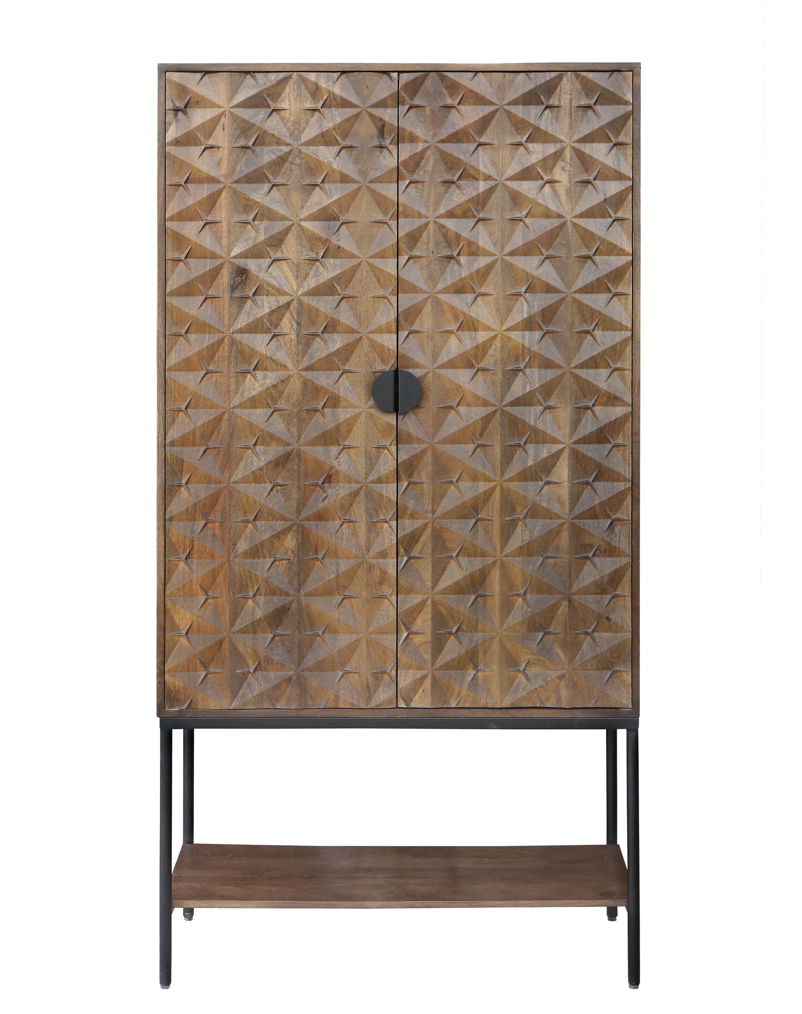 Bergkast Trinity, mango bruin walnoot - NW