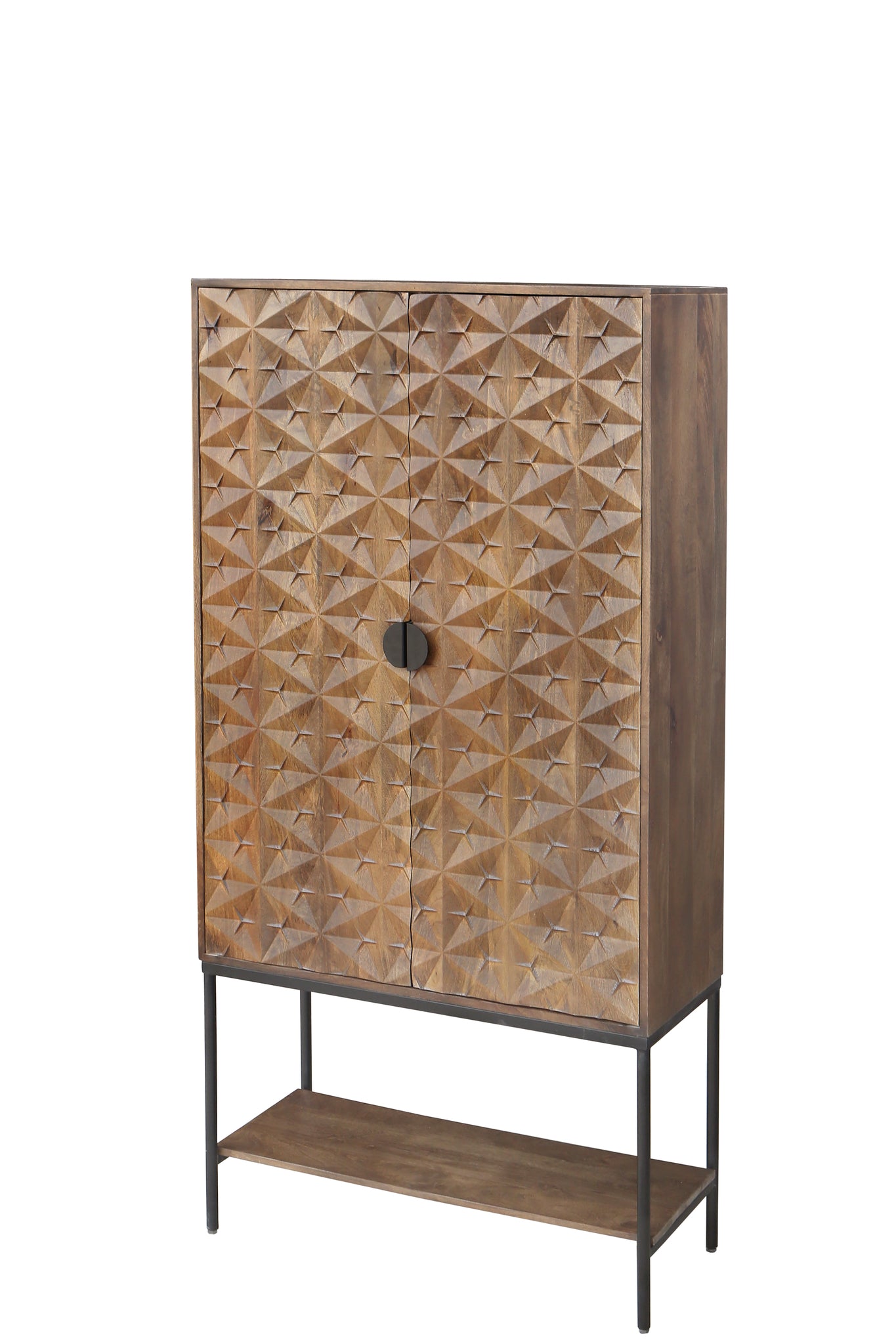 Bergkast Trinity, mango bruin walnoot - NW