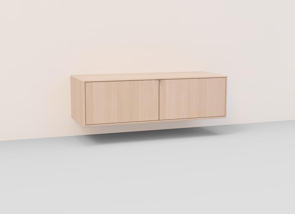 TV-kast Sento 2-deurs hangkast eik (4 kleuren) - THS