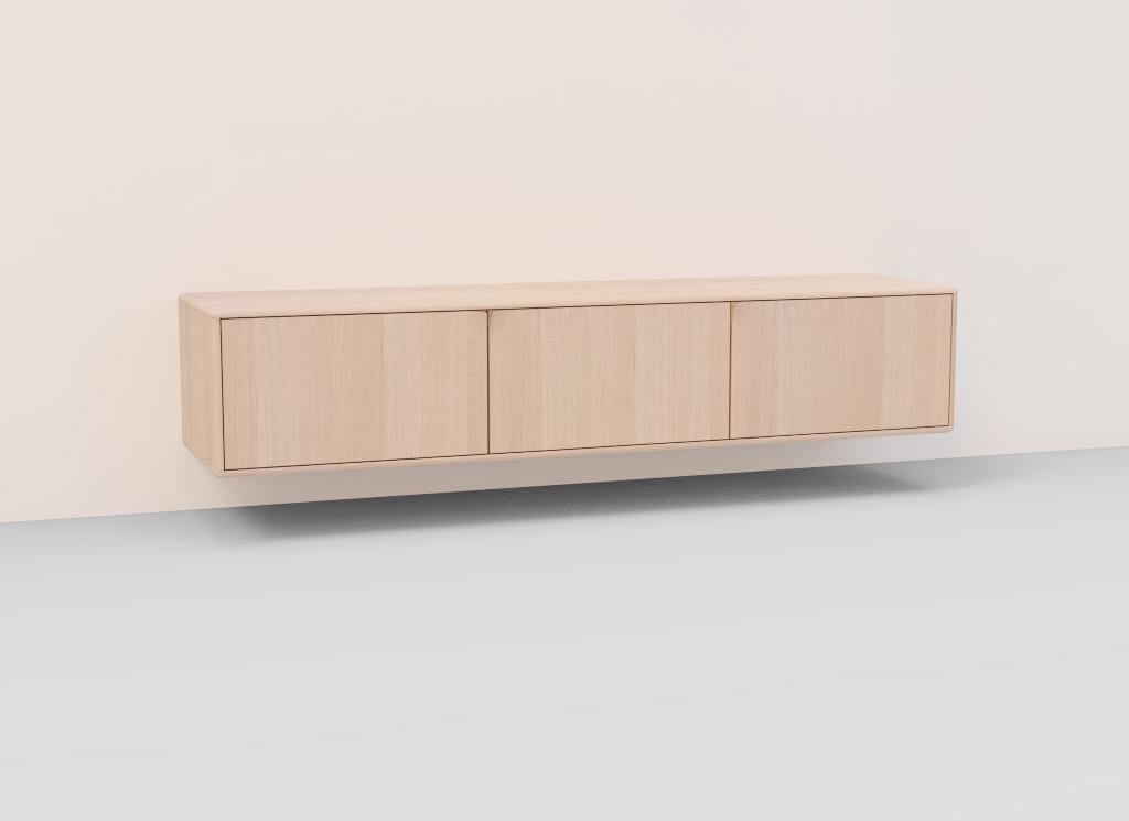 TV-kast Sento 3-deurs hangkast eik (4 kleuren) - THS