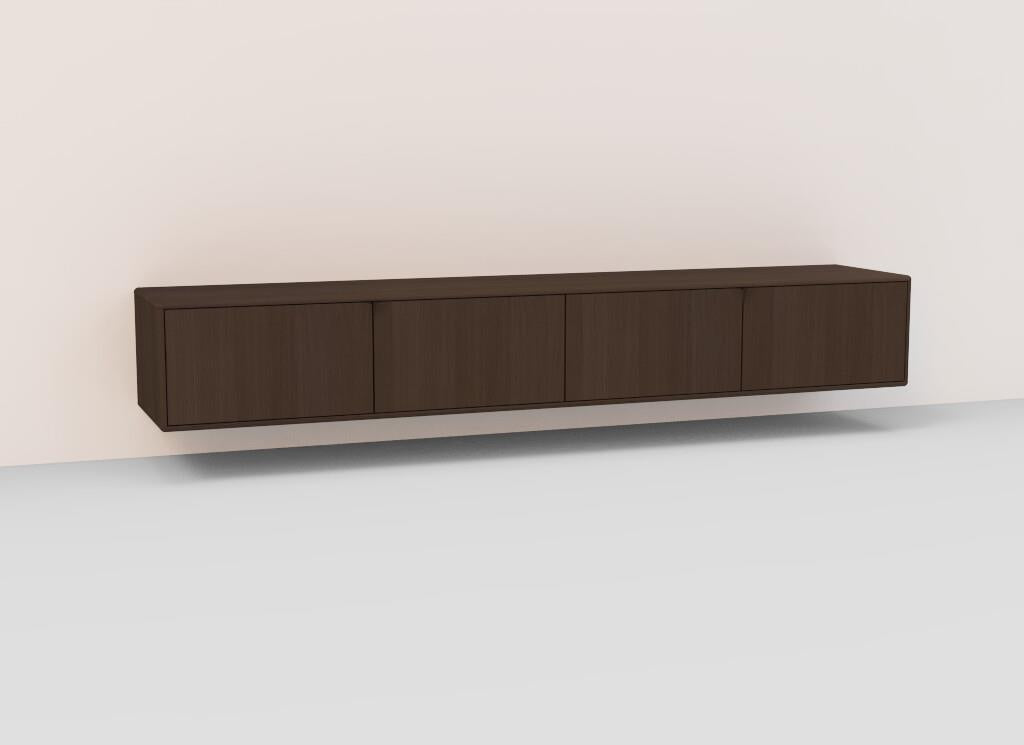 TV-kast Sento 4-deurs hangkast eik (4 kleuren) - THS