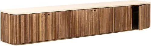 TV-kast Lagoon hangend large teakhout - DTP