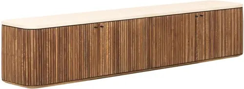 TV-kast Lagoon hangend medium teakhout - DTP