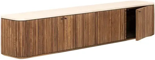 TV-kast Lagoon hangend medium teakhout - DTP