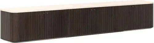 TV-kast Maroon hangend large mahonie - DTP