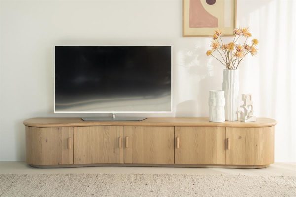 TV-meubel Josh naturel eikenhout - Eleo