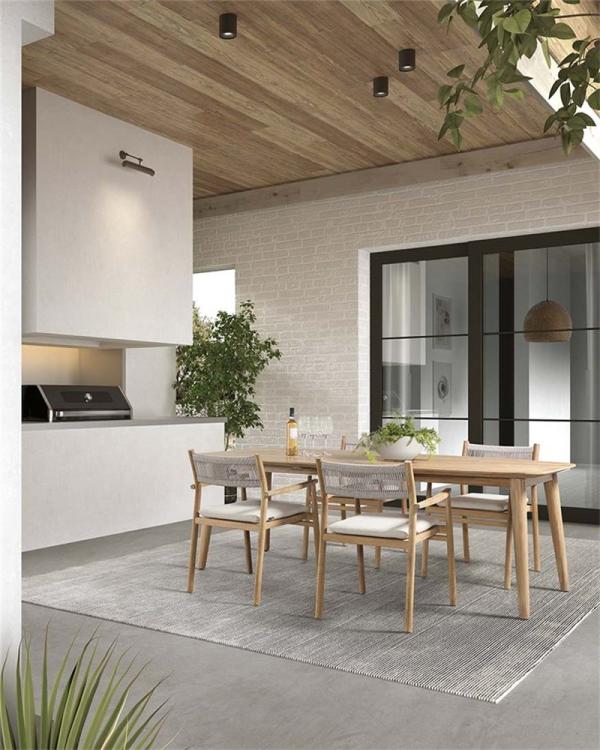 Tafel outdoor Bodo 220 teak naturel - VDC