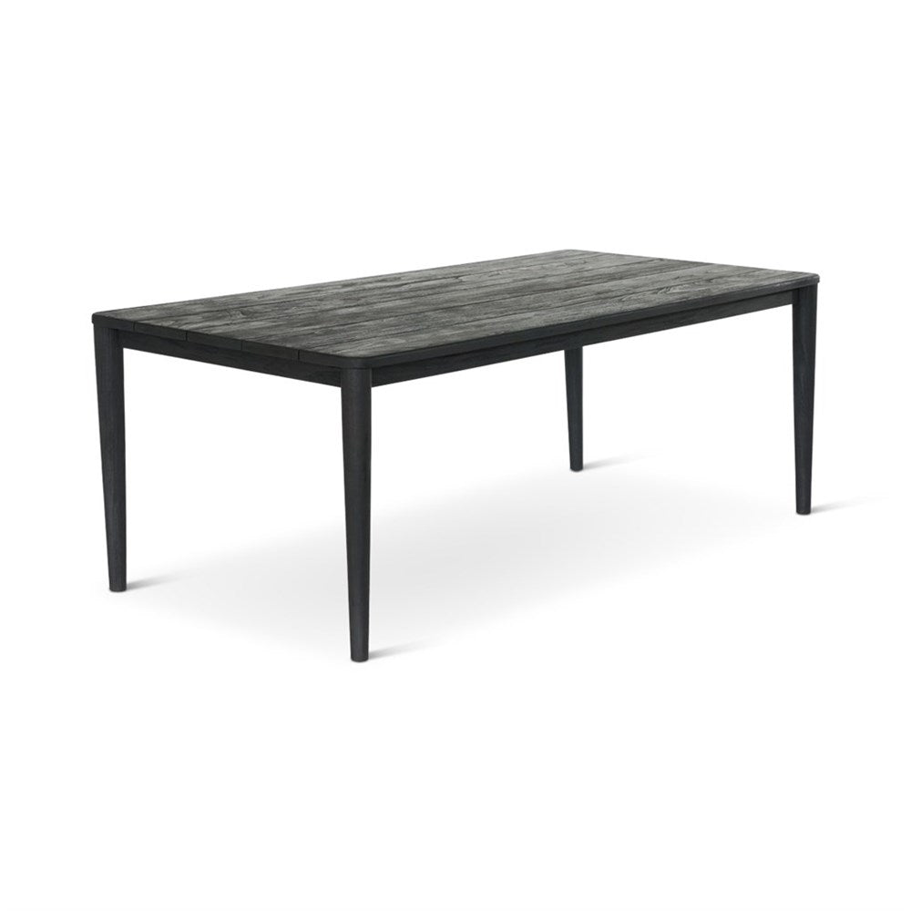 Buitentafel Anais teak ebony of grijs - VDC