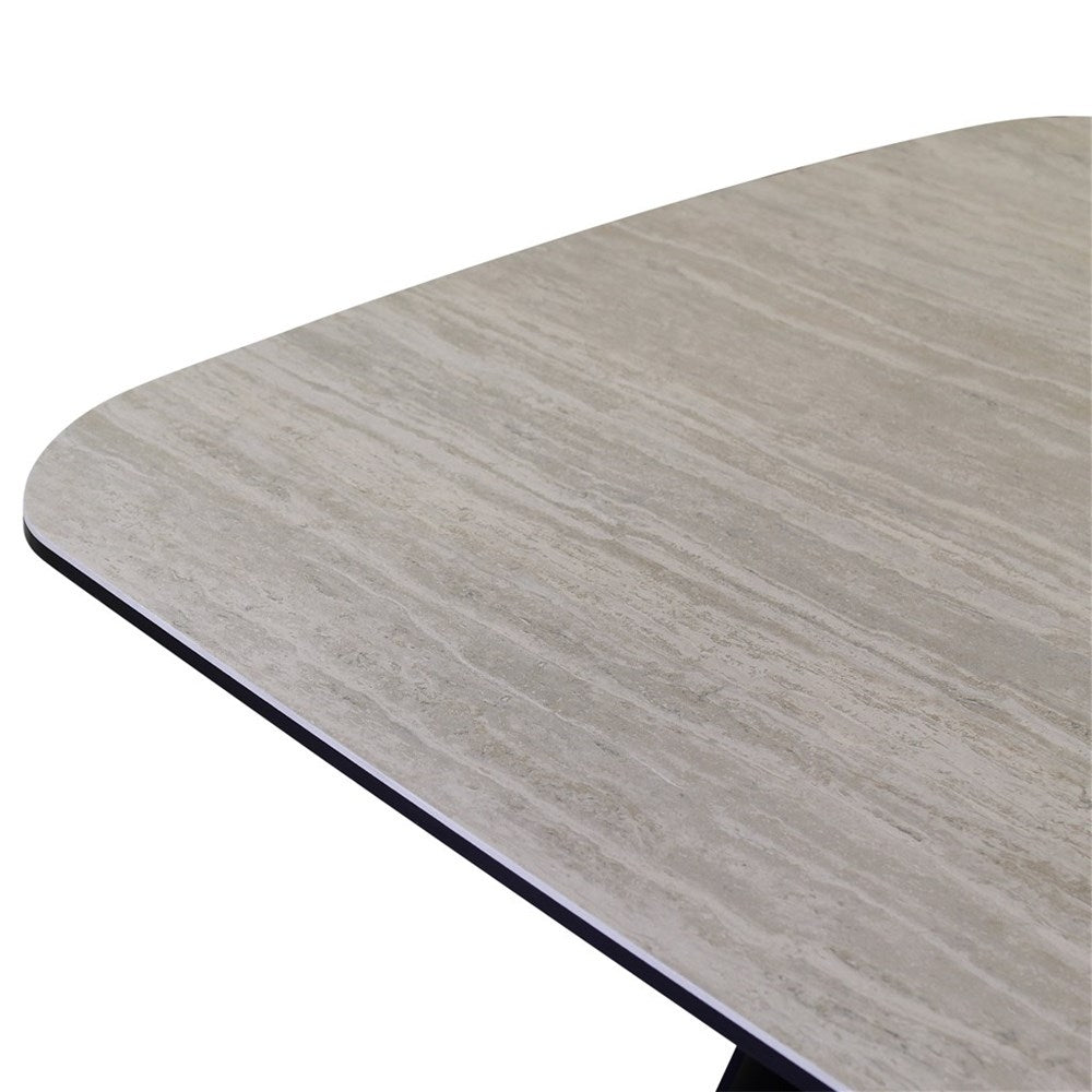 Eettafel Burano keramisch blad, uitrekbaar 200/300 - VDC