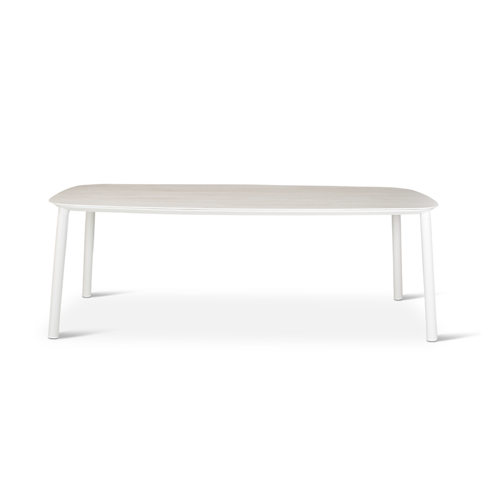 Tuintafel Liv 220x100 alu sand - VDC