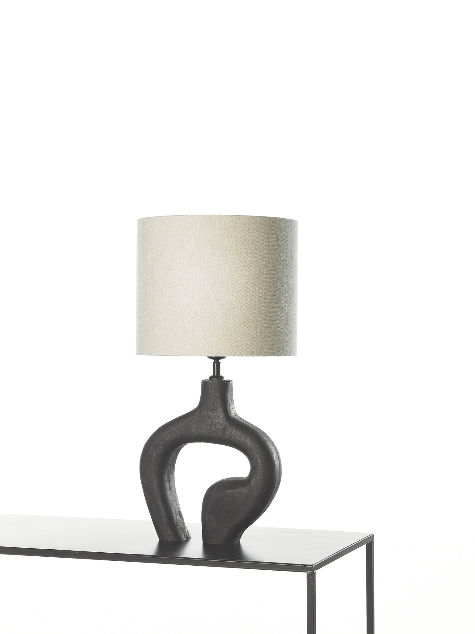 Tafellamp MD-SALERNO SMALL TFL BLACK + CYLINDER 30*25 MADISON 027