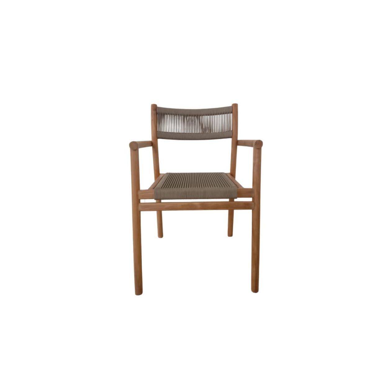 Stapelbare tuinstoel Lola - teak/rope - PR
