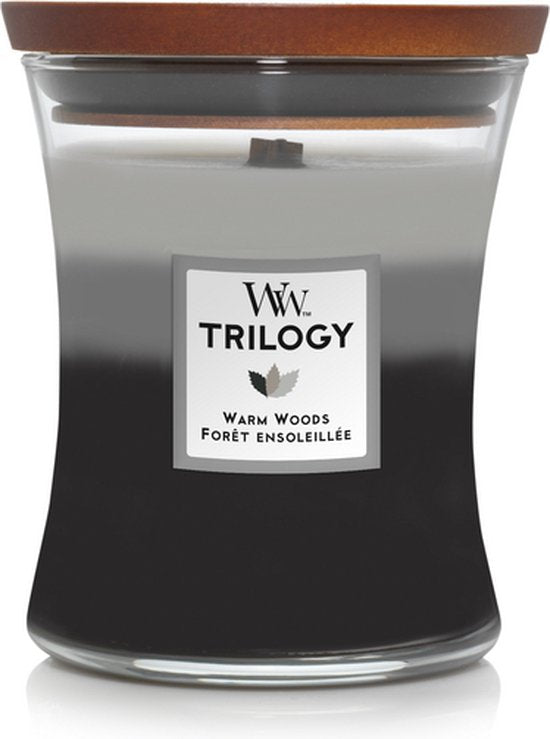 Woodwick Trilogy Warm Woods medium
